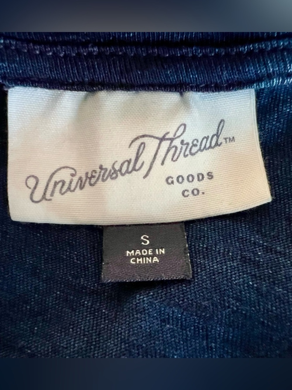 Blue Washed Muscle Tank Top - Picture 3 of 5